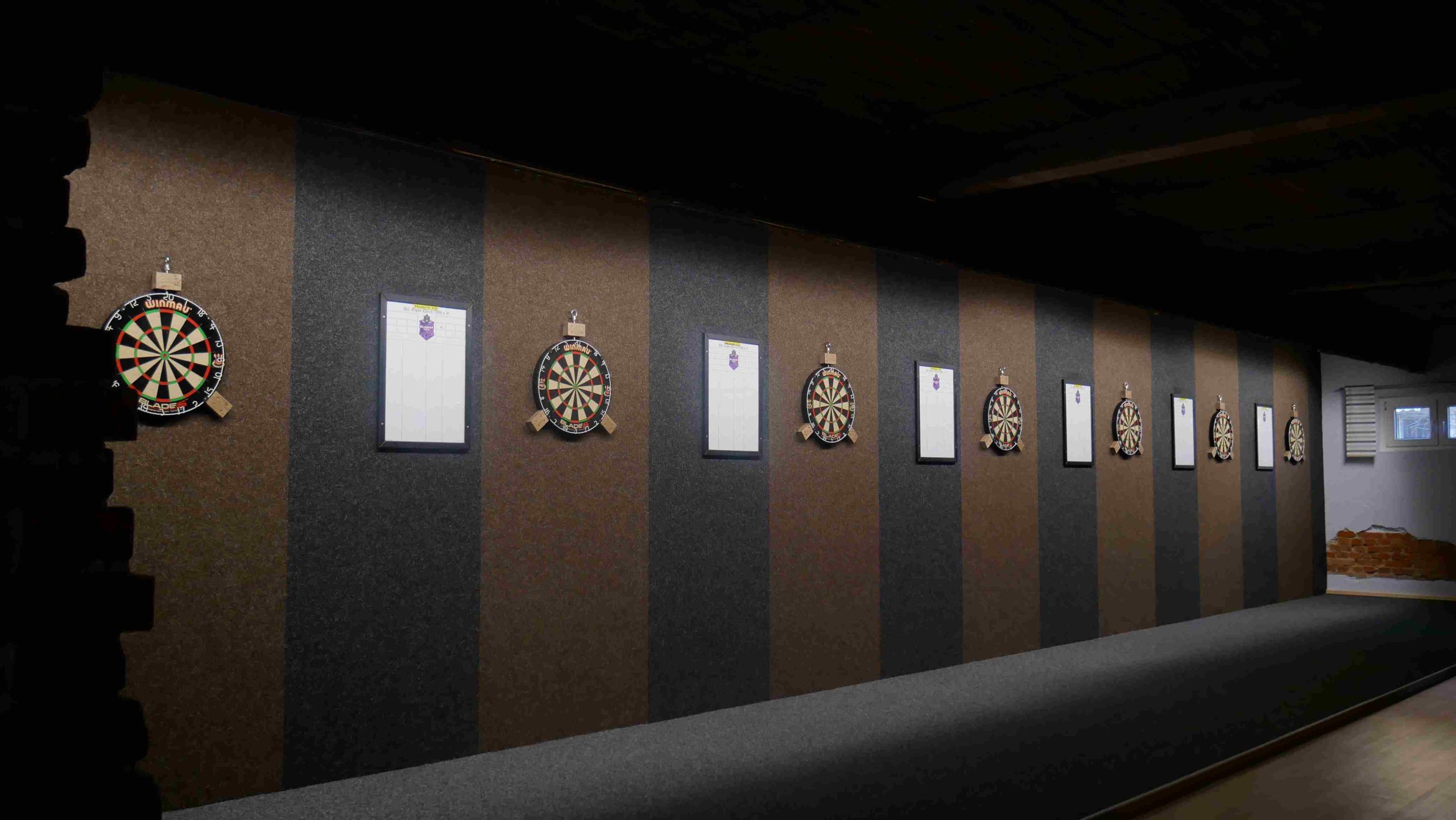 Dartboards im Vereinsheim